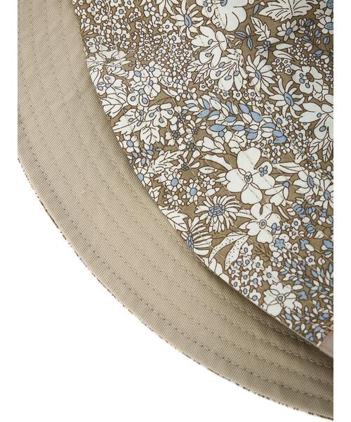 Green　Parks（グリーンパークス）の「・フラワーリバーシブルハット（ハット・レディース・ベージュ/ネイビー・FREE）」の8枚目の写真