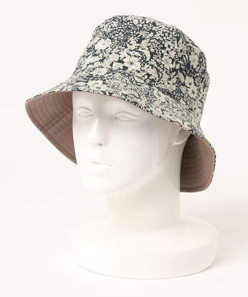 Green　Parks（グリーンパークス）の「・フラワーリバーシブルハット（ハット・レディース・ベージュ/ネイビー・FREE）」の18枚目の写真