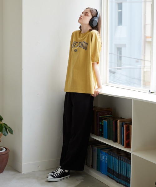 flaner（フラネ）の「Loose tack color slacks/ルーズタックカラースラックス（スラックス・レディース・ブラック/イエロー/グリーン/ナチュラル・SMALL/MEDIUM/LARGE）」の11枚目の写真