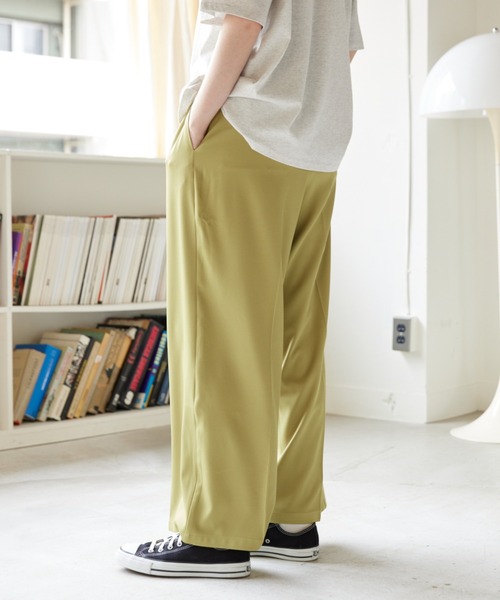 flaner（フラネ）の「Loose tack color slacks/ルーズタックカラースラックス（スラックス・レディース・ブラック/イエロー/グリーン/ナチュラル・SMALL/MEDIUM/LARGE）」の19枚目の写真