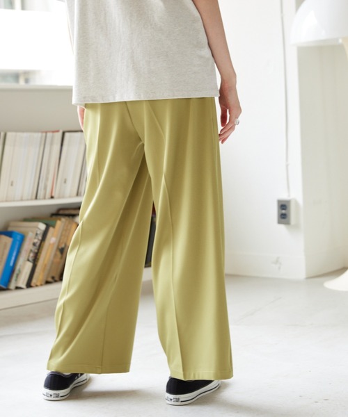 flaner（フラネ）の「Loose tack color slacks/ルーズタックカラースラックス（スラックス・レディース・ブラック/イエロー/グリーン/ナチュラル・SMALL/MEDIUM/LARGE）」の20枚目の写真