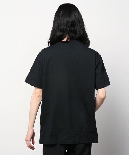 NEW BALANCE（ニューバランス）の「【別注】ニューバランス New Balance リニアロゴショートスリーブTシャツ_ 限定コラボ（Tシャツ/カットソー・メンズ・ホワイト/ブラック・L/M/S/LL）」の4枚目の写真