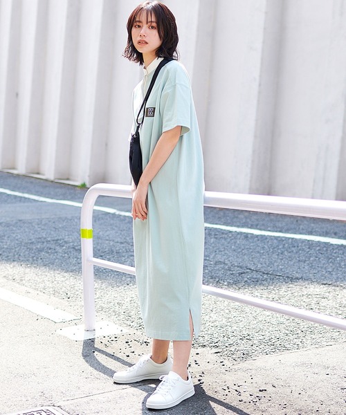KANGOL EXTRA COMFORT(カンゴールエクストラコンフォート)の「【KANGOL EXTRA COMFORT(カンゴール エクストラ コンフォート)】ラガーシャツワンピース(シャツワンピース・レディース・ネイビー/ピンク/エメラルド/ライトベージュ・LL/M/L)」の12枚目の写真