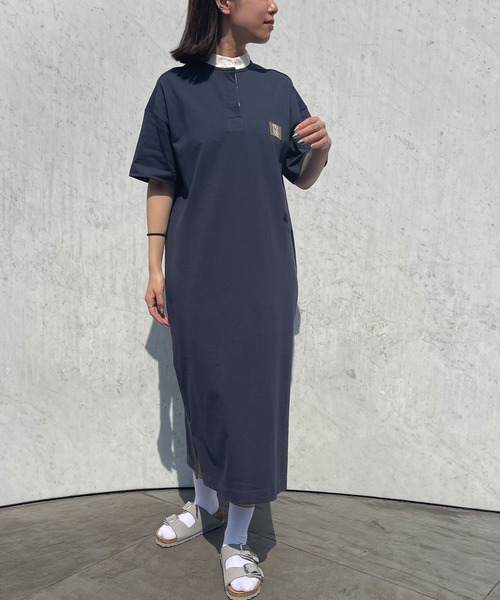 KANGOL EXTRA COMFORT(カンゴールエクストラコンフォート)の「【KANGOL EXTRA COMFORT(カンゴール エクストラ コンフォート)】ラガーシャツワンピース(シャツワンピース・レディース・ネイビー/ピンク/エメラルド/ライトベージュ・LL/M/L)」の13枚目の写真