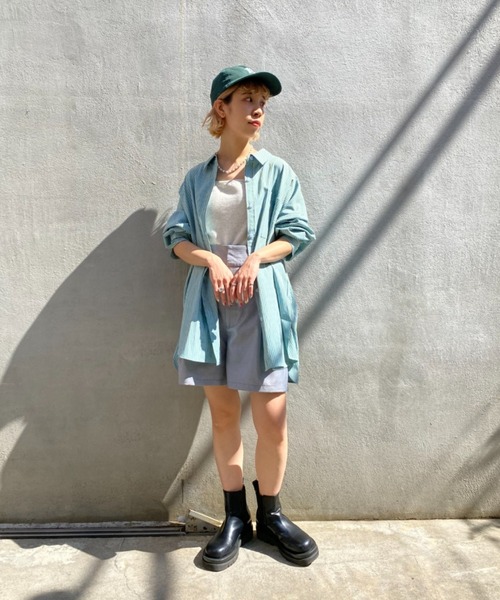 CIAOPANIC（チャオパニック）の「コーデの幅が広がる、キュロットショートパンツ（その他パンツ・レディース・ブラック/グレー/アイボリー・SMALL/MEDIUM）」の4枚目の写真