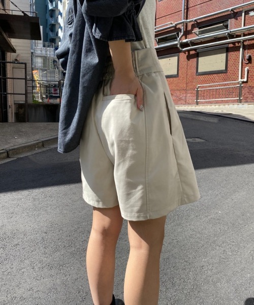 CIAOPANIC（チャオパニック）の「コーデの幅が広がる、キュロットショートパンツ（その他パンツ・レディース・ブラック/グレー/アイボリー・SMALL/MEDIUM）」の11枚目の写真