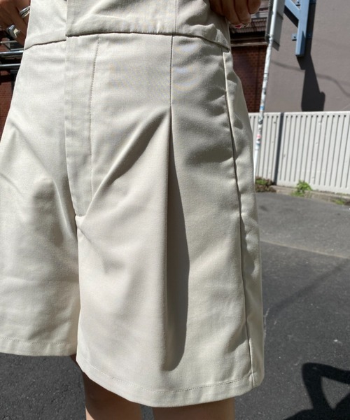 CIAOPANIC（チャオパニック）の「コーデの幅が広がる、キュロットショートパンツ（その他パンツ・レディース・ブラック/グレー/アイボリー・SMALL/MEDIUM）」の12枚目の写真