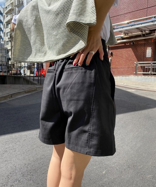 CIAOPANIC（チャオパニック）の「コーデの幅が広がる、キュロットショートパンツ（その他パンツ・レディース・ブラック/グレー/アイボリー・SMALL/MEDIUM）」の7枚目の写真