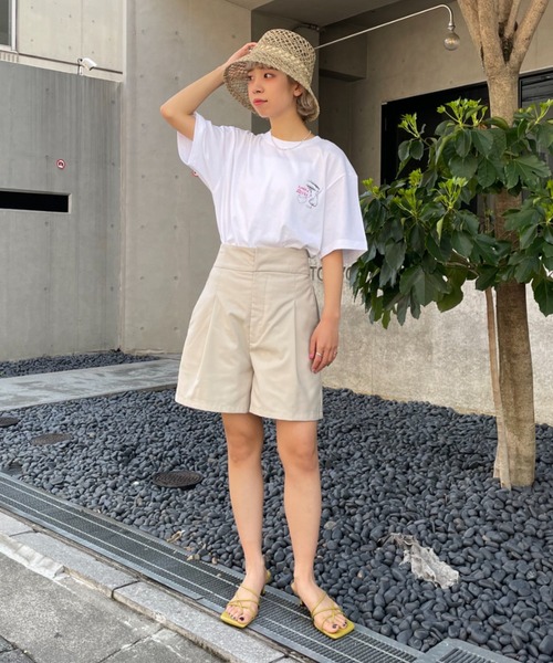 CIAOPANIC（チャオパニック）の「コーデの幅が広がる、キュロットショートパンツ（その他パンツ・レディース・ブラック/グレー/アイボリー・SMALL/MEDIUM）」の20枚目の写真