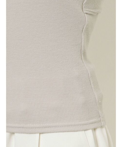 MERCURYDUO（マーキュリーデュオ）の「バックシャンカップ付インナカットソー（キャミソール・レディース・オフホワイト/ブラック/ベージュ・FREE）」の14枚目の写真