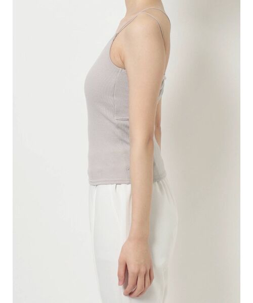 MERCURYDUO（マーキュリーデュオ）の「バックシャンカップ付インナカットソー（キャミソール・レディース・オフホワイト/ブラック/ベージュ・FREE）」の22枚目の写真