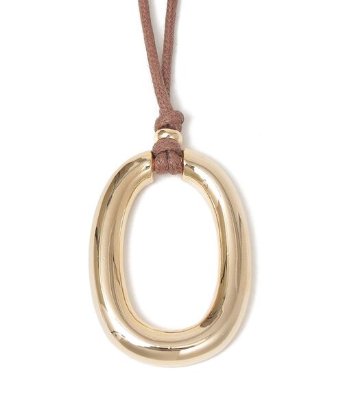 SHIPS（シップス）の「*オーバルリングコードネックレス◇（ネックレス・レディース・ゴールド・ONE SIZE）」の5枚目の写真