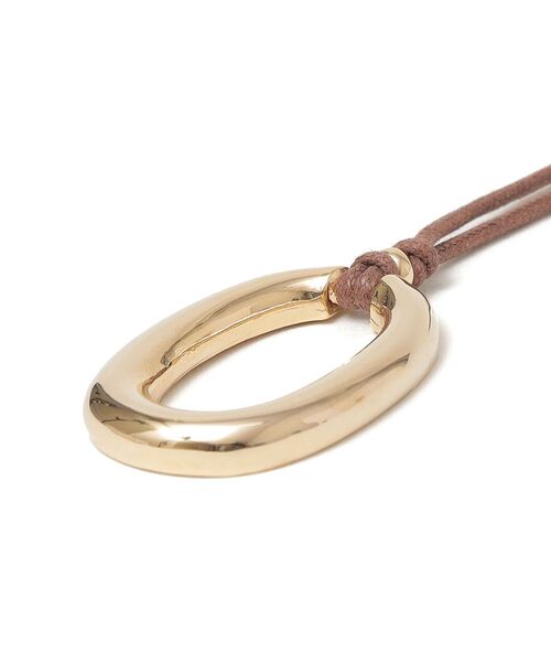 SHIPS（シップス）の「*オーバルリングコードネックレス◇（ネックレス・レディース・ゴールド・ONE SIZE）」の10枚目の写真