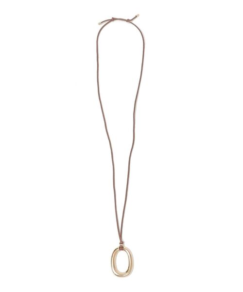 SHIPS（シップス）の「*オーバルリングコードネックレス◇（ネックレス・レディース・ゴールド・ONE SIZE）」の3枚目の写真