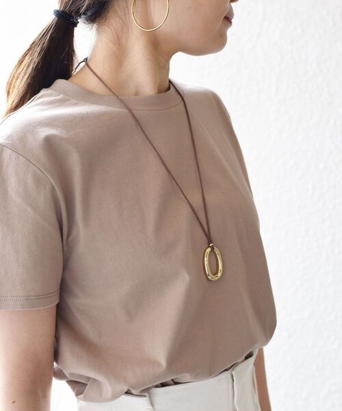 SHIPS（シップス）の「*オーバルリングコードネックレス◇（ネックレス・レディース・ゴールド・ONE SIZE）」の8枚目の写真