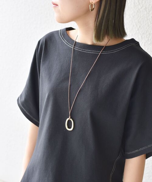 SHIPS（シップス）の「*オーバルリングコードネックレス◇（ネックレス・レディース・ゴールド・ONE SIZE）」の13枚目の写真