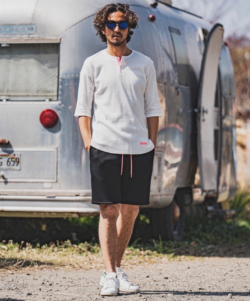 felkod(フィルコッド)の「mp9999- Cardboard Knit Short Pants ショートパンツ(その他パンツ・メンズ・ブラック/トップグレー・L/M/S)」の6枚目の写真