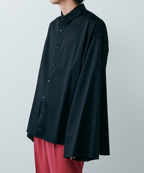 Lui's（ルイス）の「ボリュームスリーブシャツ（シャツ/ブラウス・メンズ・ホワイト/ブラック/グリーン/オリーブ/バイオレット/ブルー・FREE）」の20枚目の写真