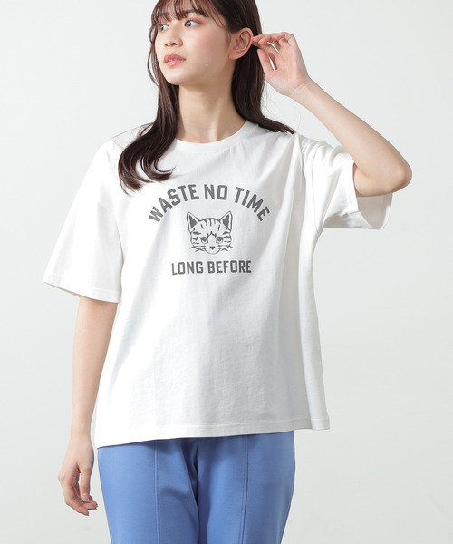イラストプリントｔシャツ Tシャツ カットソー Honeys ハニーズ のファッション通販 Zozotown