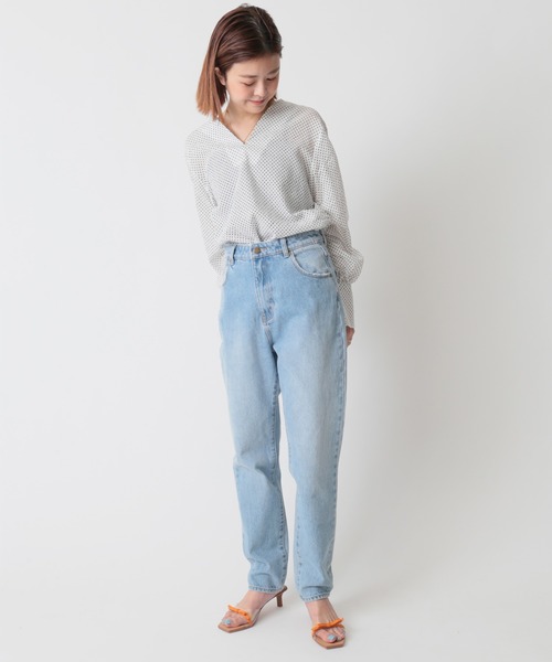 U by SPICK&SPAN（ユーバイスピックアンドスパン）の「ドットハートネックブラウス◆（シャツ/ブラウス・レディース・ホワイト/ブラック・FREE）」の17枚目の写真