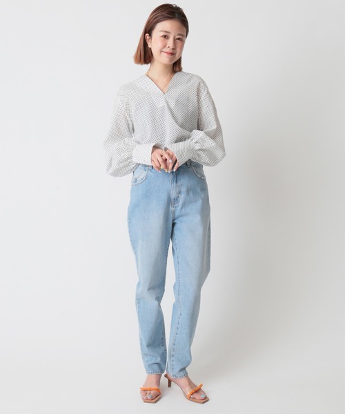 U by SPICK&SPAN（ユーバイスピックアンドスパン）の「ドットハートネックブラウス◆（シャツ/ブラウス・レディース・ホワイト/ブラック・FREE）」の16枚目の写真