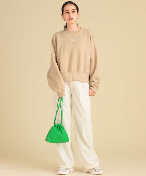 Ray BEAMS（レイビームス）の「Ray BEAMS / 2way 巾着 バッグ（ショルダーバッグ・レディース・ホワイト/ブラック/グリーン・ONE SIZE）」の19枚目の写真