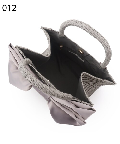 couture brooch（クチュールブローチ）の「◆【リボン好きのあなたに。】ビッグリボンペーパートートバッグ（トートバッグ・レディース・グレー/ナチュラル/ライトベージュ/サンドベージュ・00）」の14枚目の写真