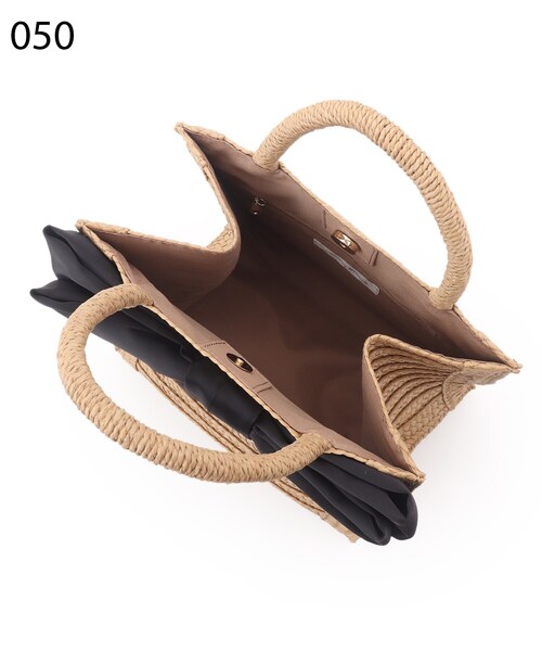 couture brooch（クチュールブローチ）の「◆【リボン好きのあなたに。】ビッグリボンペーパートートバッグ（トートバッグ・レディース・グレー/ナチュラル/ライトベージュ/サンドベージュ・00）」の16枚目の写真