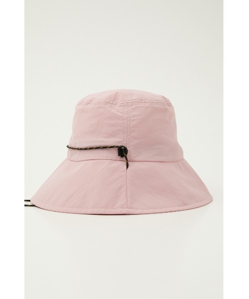 SLY（スライ）の「WATER REPELLING BUCKET HAT バケットハット 撥水加工（ハット・レディース・ブラック/ピンク・FREE）」の4枚目の写真