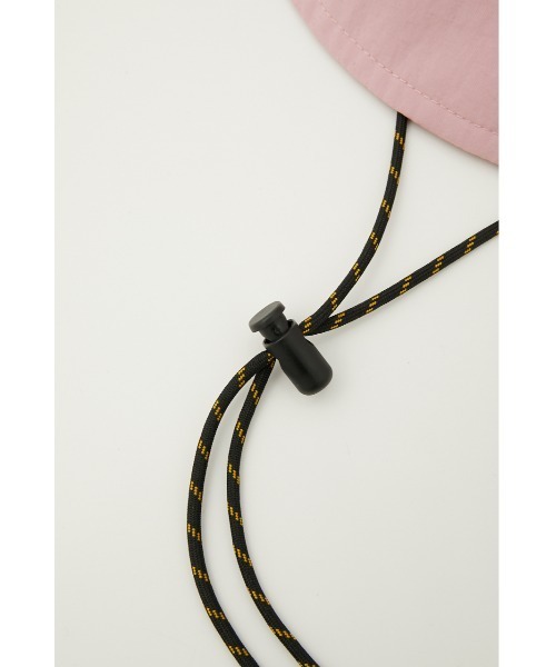 SLY（スライ）の「WATER REPELLING BUCKET HAT バケットハット 撥水加工（ハット・レディース・ブラック/ピンク・FREE）」の7枚目の写真