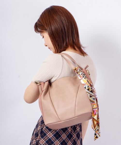 zucchero filato（ズッケロフィラート）の「zucchero filato 2wayハンドバッグ（ハンドバッグ・レディース・ブラウン/グレー/ブラック/ピンク・FREE）」の6枚目の写真