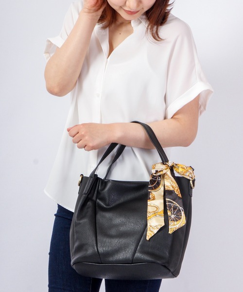 zucchero filato（ズッケロフィラート）の「zucchero filato 2wayハンドバッグ（ハンドバッグ・レディース・ブラウン/グレー/ブラック/ピンク・FREE）」の18枚目の写真