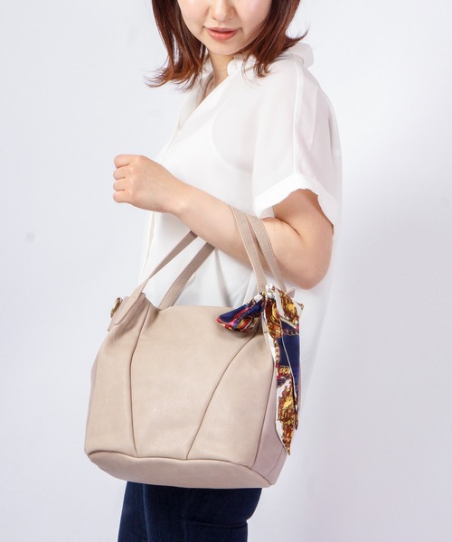 zucchero filato（ズッケロフィラート）の「zucchero filato 2wayハンドバッグ（ハンドバッグ・レディース・ブラウン/グレー/ブラック/ピンク・FREE）」の12枚目の写真