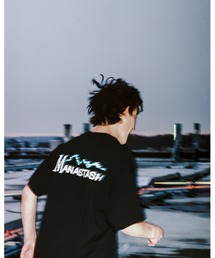 MANASTASH | 【直営店限定】MANASTASH N.A.U/マナスタッシュエヌエーユー　DIGITAL MOUNTAIN LOGO TEE デジタルマウンテンロゴティー(Tシャツ/カットソー)
