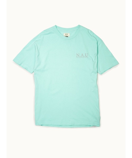 MANASTASH（マナスタッシュ）の「【直営店限定】MANASTASH N.A.U/マナスタッシュエヌエーユー　DIGITAL MOUNTAIN LOGO TEE デジタルマウンテンロゴティー（Tシャツ/カットソー・レディース・ホワイト/ブラック/ターコイズブルー・MEDIUM/LARGE/X-LARGE）」の15枚目の写真