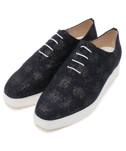 LE TALON（ルタロン）の「【GINGER4月号掲載】◆Le Talon GRISE ◆◇ レースアッププラット（その他シューズ・レディース・ネイビー/ブラック/ホワイト・37.5/36/37/36.5/38/35.5）」の3枚目の写真