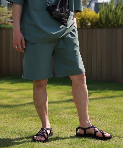 CIAOPANIC TYPY(チャオパニックティピー)の「配色ステッチスイムショーツ(水着・メンズ・オレンジ/チャコールグレー/グリーン・L/XL)」の4枚目の写真