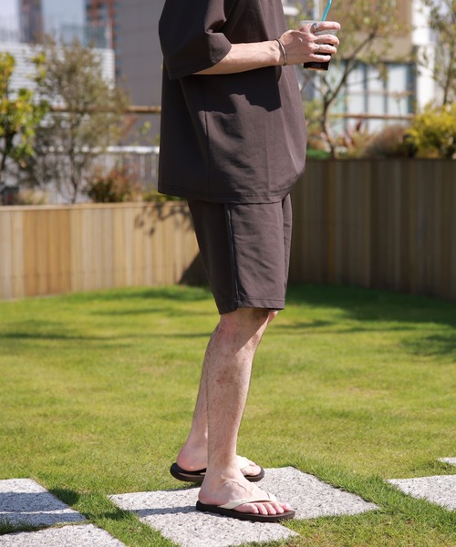 CIAOPANIC TYPY(チャオパニックティピー)の「配色ステッチスイムショーツ(水着・メンズ・オレンジ/チャコールグレー/グリーン・L/XL)」の10枚目の写真