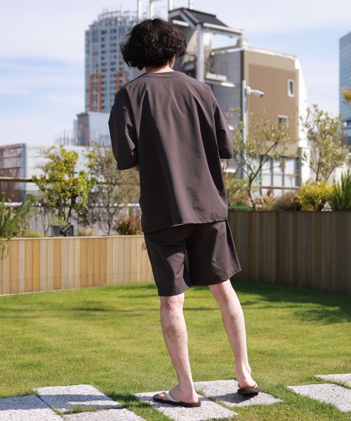 CIAOPANIC TYPY(チャオパニックティピー)の「配色ステッチスイムショーツ(水着・メンズ・オレンジ/チャコールグレー/グリーン・L/XL)」の14枚目の写真