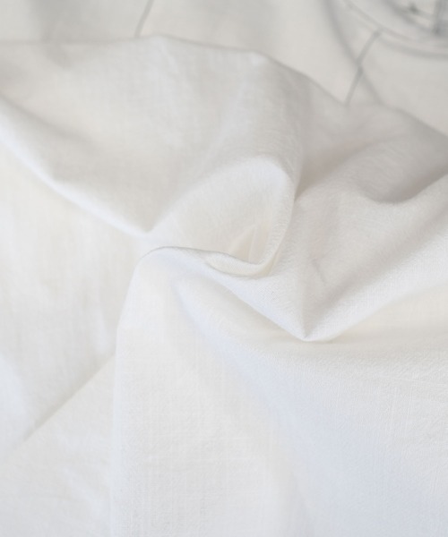 ＡＮＤＪ（アンドジェイ）の「後開き配色ステッチルーズシャツ（シャツ/ブラウス・レディース・オフホワイト/ブラック・M）」の16枚目の写真