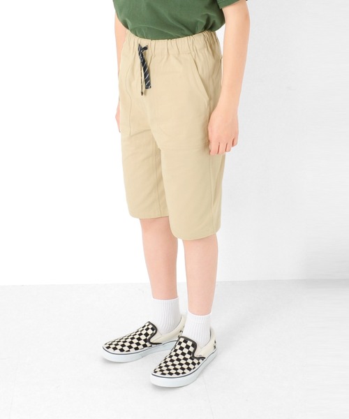 GLAZOS(グラソス)の「ストレッチツイル・カラーベイカーハーフパンツ(その他パンツ・キッズ・ベージュ/ブルー/ターコイズブルー/オレンジ・140cm/150cm/130cm/160cm/170cm)」の15枚目の写真