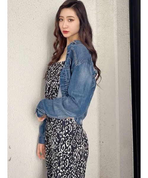 GYDA（ジェイダ）の「【セットアップ着用可】tieredサテンプリーツビスチェ（キャミソール・レディース・その他/その他2/ブラック・FREE）」の11枚目の写真