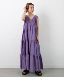 PICHI | ノースリーブティアードワンピース(ワンピース)