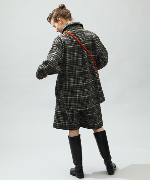 Kelen(ケレン)の「「KELEN / ケレン」ETOWA / CHECK 2TUCK SHORTS(その他パンツ・レディース・ネイビー/ブラック・S/M)」の5枚目の写真