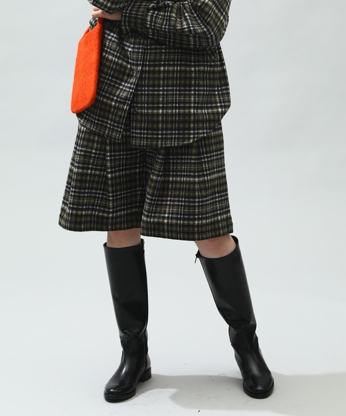 Kelen(ケレン)の「「KELEN / ケレン」ETOWA / CHECK 2TUCK SHORTS(その他パンツ・レディース・ネイビー/ブラック・S/M)」の6枚目の写真
