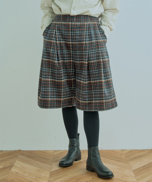 Kelen(ケレン)の「「KELEN / ケレン」ETOWA / CHECK 2TUCK SHORTS(その他パンツ・レディース・ネイビー/ブラック・S/M)」の11枚目の写真