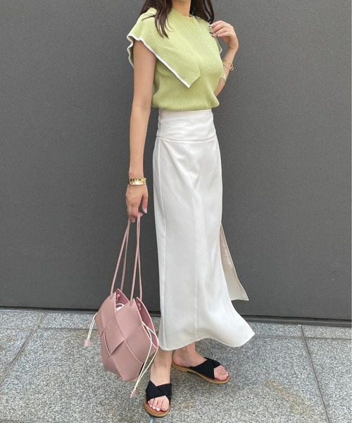 Meli rich（メリーリッチ）の「編み込みショルダートートバッグ（トートバッグ・レディース・カーキ/ブルー/ピンクベージュ・FREE）」の10枚目の写真