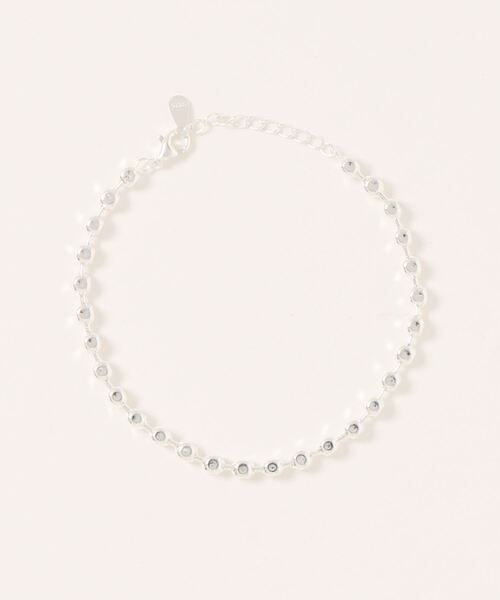 Jenny BY IMMANOEL（ジェニーバイイマノエル）の「silver925　凸凹ボールチェーンブレス（ブレスレット・レディース・シルバー/ゴールド・FREE）」の4枚目の写真