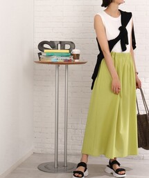 Cutie Blonde | リネンタッチラッピングスカート(スカート)