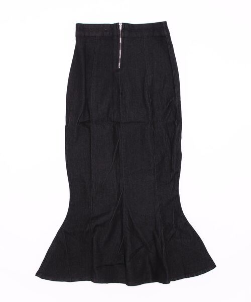 MIIA（ミーア）の「デニムマーメイドスカート（スカート・レディース・ブラック/ネイビー・FREE）」の7枚目の写真